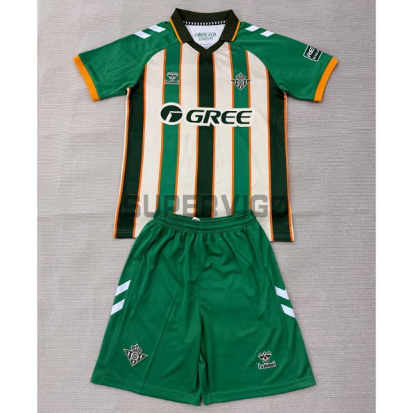 Camiseta Real Betis 2025/2026 Edición Especial Niño Kit Verde/Blanco/Naranja