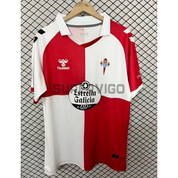 Camiseta Celta de Vigo 2026/2027 Rojo/Blanco Versión Retro