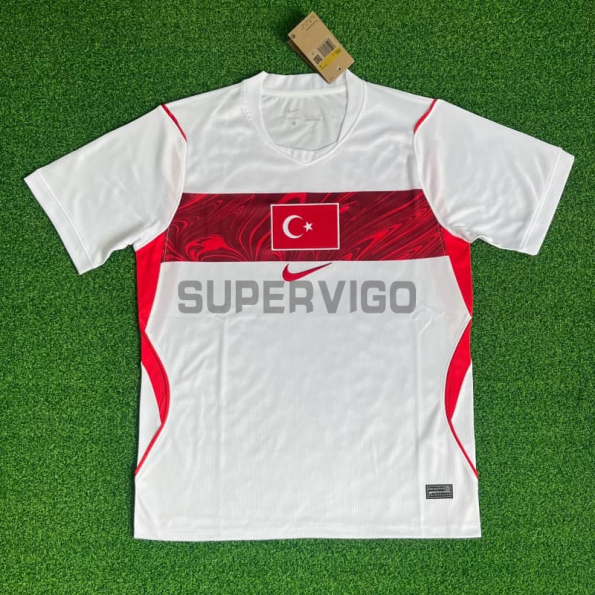 Camiseta Turquía Segunda Equipación Mundial 2026 Blanco