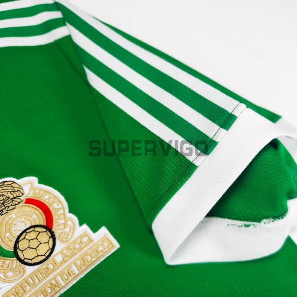 Camiseta México Primera Equipación Retro 1986 Verde