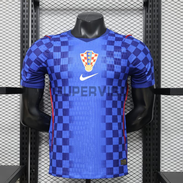 Camiseta Croacia Segunda Equipación Mundial 2026 Azul (EDICIÓN JUGADOR)
