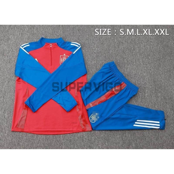 Sudadera de Entrenamiento España 2024 Rojo/Azul