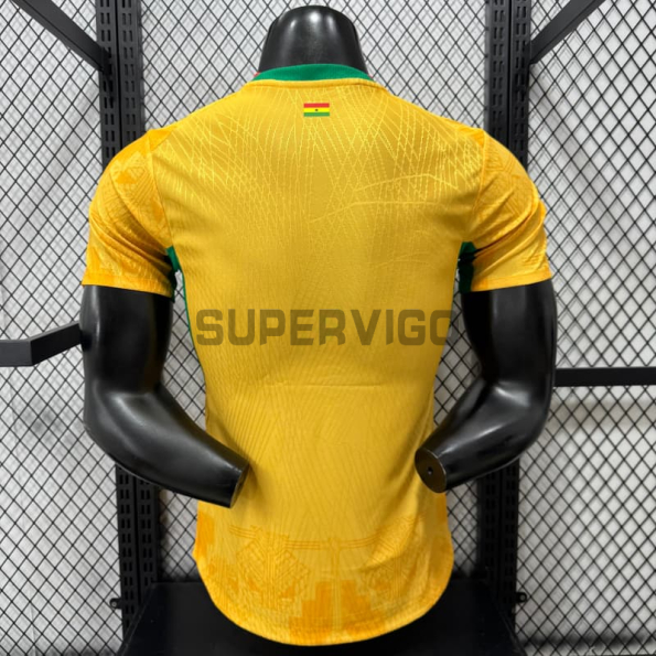Camiseta Ghana Segunda Equipación Mundial 2026 Amarillo (EDICIÓN JUGADOR)
