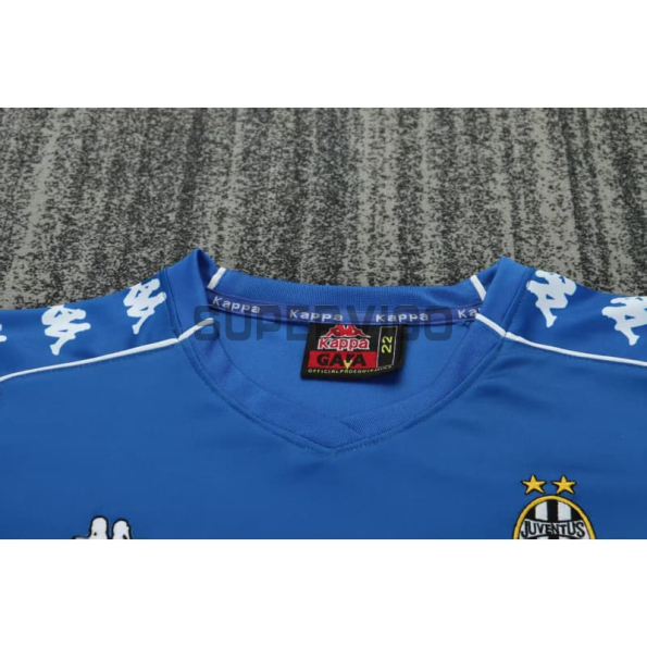 Camiseta Juventus Segunda Equipación Retro 1999/00 Azul Niño Kit