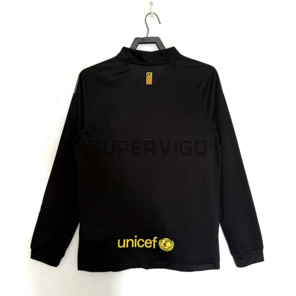Camiseta Barcelona Segunda Equipación Retro 2011/2012 ML Negro