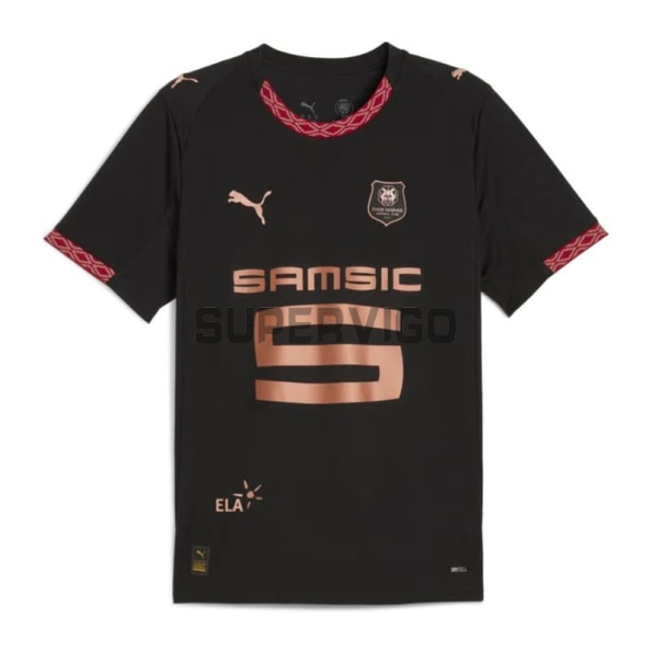 Camiseta Stade Rennais Tercera Equipación 2025/2026 Negro