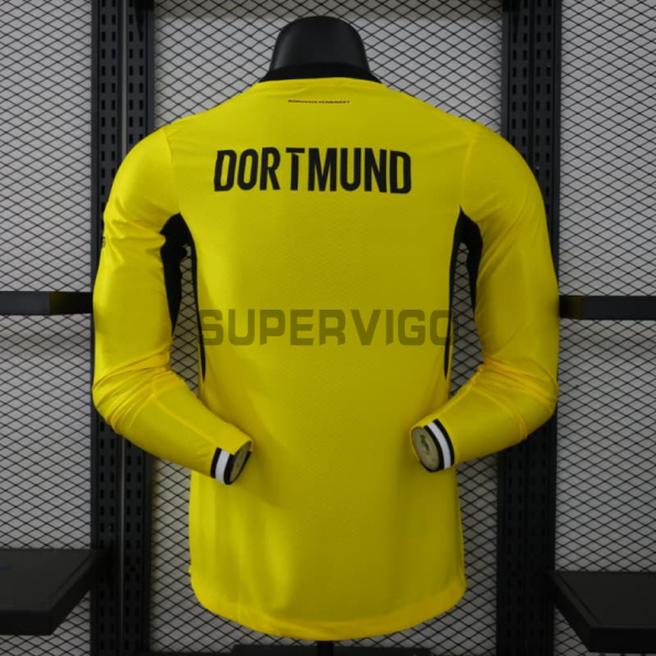 Camiseta Borussia Dortmund Primera Equipación 2026/2027 ML Amarillo (EDICIÓN JUGADOR)