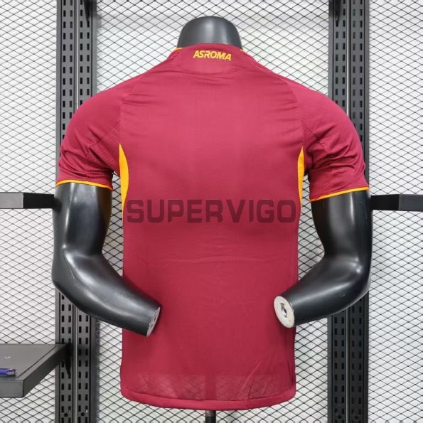 Camiseta AS Roma Primera Equipación 2025/2026 Rojo (EDICIÓN JUGADOR)