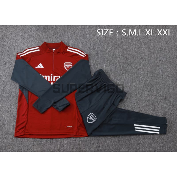 Sudadera De Entrenamiento Arsenal 2025/2026 Kit Rojo/Azul Marino