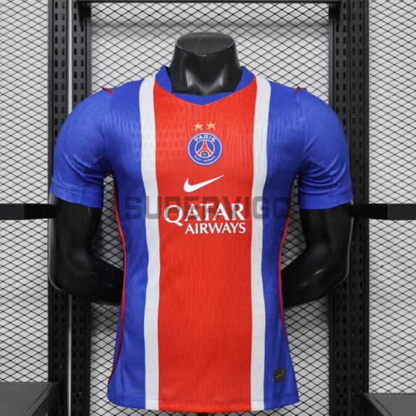 Camiseta PSG Primera Equipación 2026/2027 Azul/Rojo con dos Estrellas (EDICIÓN JUGADOR)