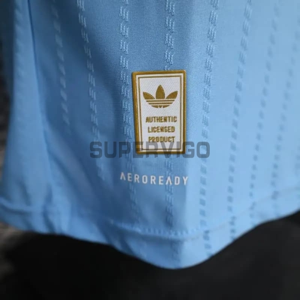 Camiseta Inter Miami Tercera Equipación 2025/2026 ML Azul Claro (EDICIÓN JUGADOR)