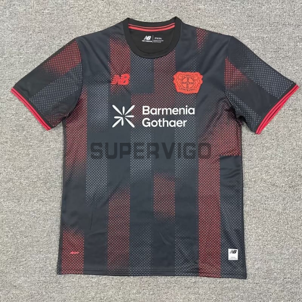 Camiseta Leverkusen 2025/2026 Primera Equipación Negro