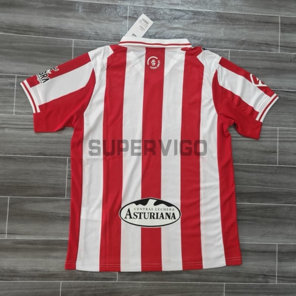 Camiseta Sporting de Gijón Primera Equipación 2025/2026 Rojo/Blanco