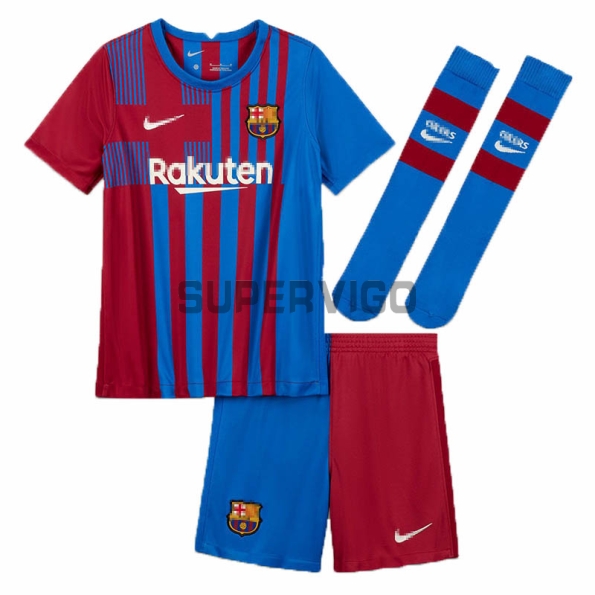 Camiseta Ansu Fati 10 Barcelona Primera Equipación 2021/2022 Niño Kit