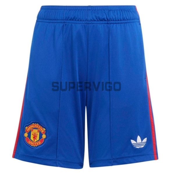 Pantalón Corto Manchester United Segunda Equipación 2026/2027 Azul