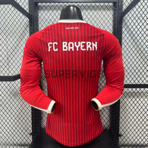 Camiseta Bayern Múnich Primera Equipación 2026/2027 ML Rojo (EDICIÓN JUGADOR)