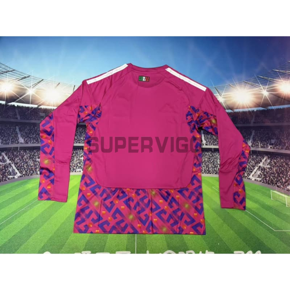 Camiseta de Portero México Primera Equipación Mundial 2026 ML Rosa
