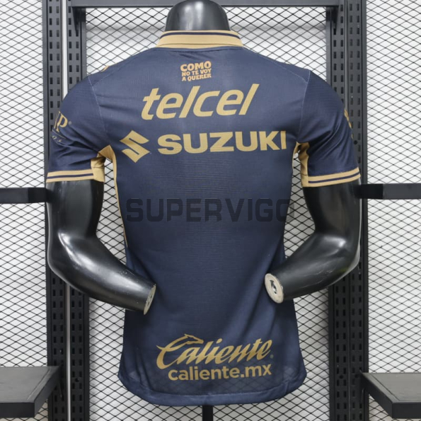 Camiseta Pumas UNAM Segunda Equipación 2026/2027 Azul Marino (EDICIÓN JUGADOR)