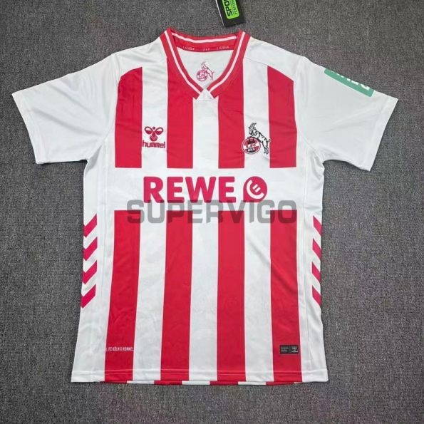 Camiseta FC Köln Primera Equipación 2025/2026 Rojo/Blanco