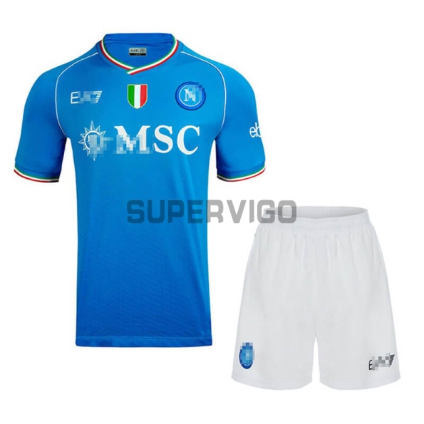 Camiseta Napoli Primera Equipación 2023/2024 Niño Kit