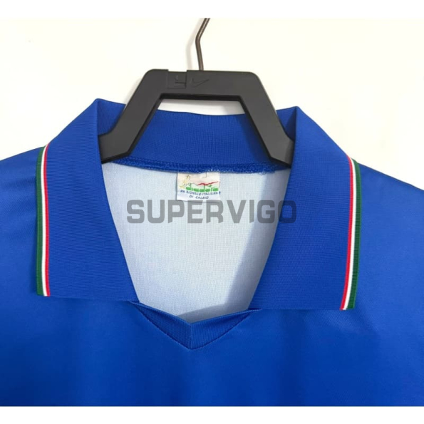 Camiseta Italia Primera Equipación Retro 1990 Azul