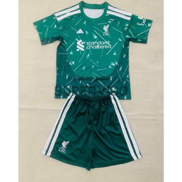 Camiseta de Portero Liverpool 2026/2027 Verde Niño Kit