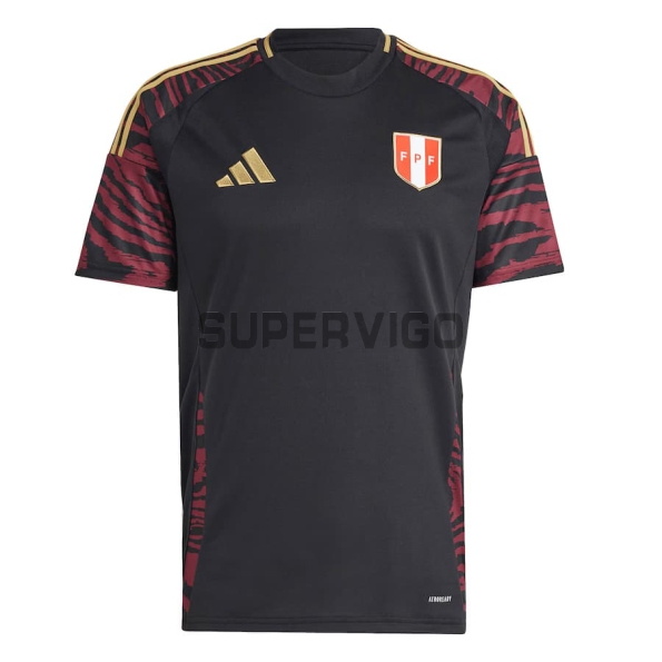 Camiseta Peru Segunda Equipación 2024 Negro