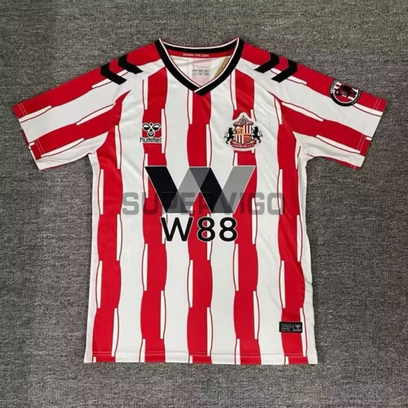 Camiseta Sunderland AFC Primera Equipación 2025/2026 Rojo/Blanco