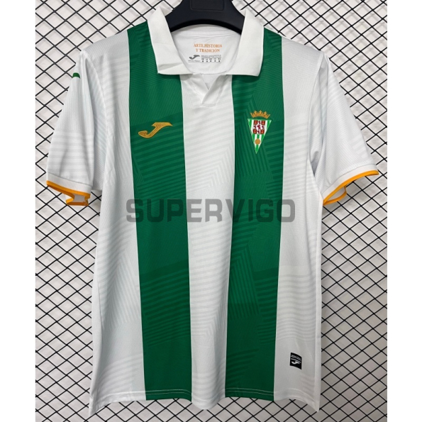 Camiseta Córdoba CF Primera Equipación 2026/2027 Verde/Blanco