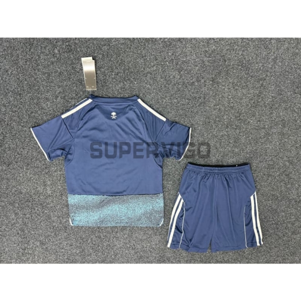 Camiseta Al Nassr Segunda Equipación 2025/2026 Azul Niño Kit