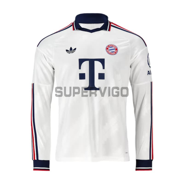 Camiseta Bayern Múnich Segunda Equipación 2026/2027 ML Blanco