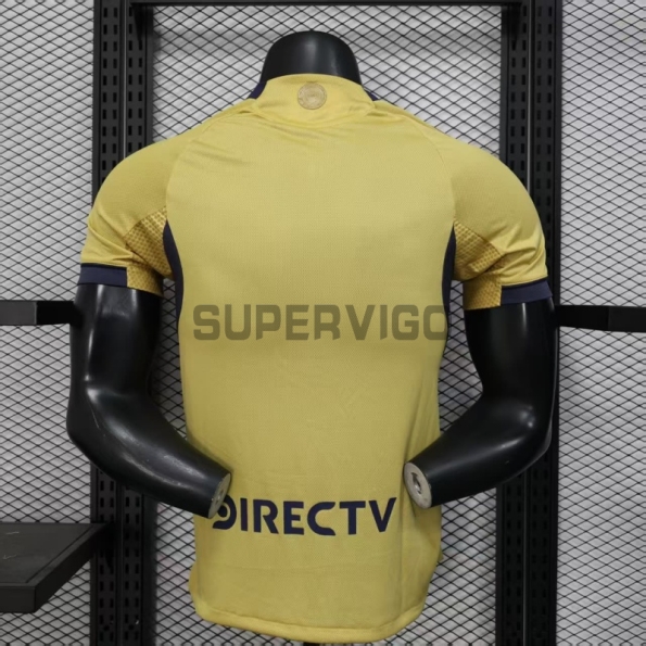 Camiseta Boca Juniors Segunda Equipación 2025/2026 Amarillo (EDICIÓN JUGADOR)