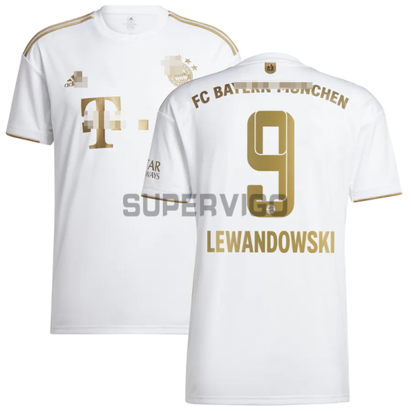 Maillot Lewandowski 9 Bayern Múnich 2022/2023 Extérieur