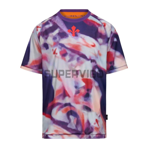 Camiseta Fiorentina Cuarta Equipación 2025/2026 Naranja/Morado
