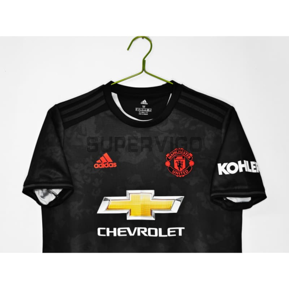 Camiseta Manchester United Tercera Equipación Retro 2018/19 Negro