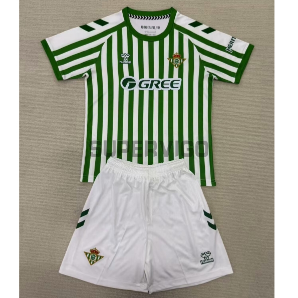 Camiseta Real Betis 2025 Final Uefa Conference League Niño Kit