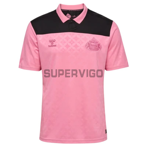 Camiseta Sunderland AFC Segunda Equipación 2026/2027 Rosa/Negro