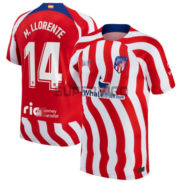 Camiseta M. Llorente 14 Atlético de Madrid Primera Equipación 2022/2023