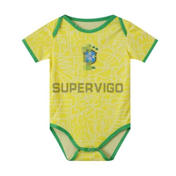 Camiseta Brasil Primera Equipación 2024 Baby