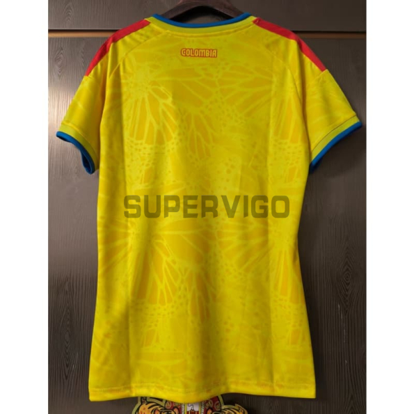 Camiseta Colobima Primera Equipación Mundial 2026 Amarillo Mujer