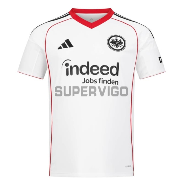 Camiseta Eintracht Fráncfort Segunda Equipación 2025/2026 Blanco