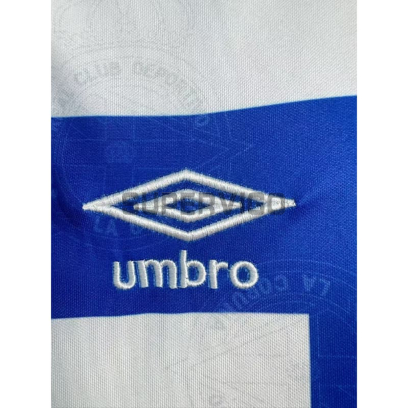 Camiseta Deportivo de La Coruña Primera Equipación Retro 1994/95 Blanco/Azul