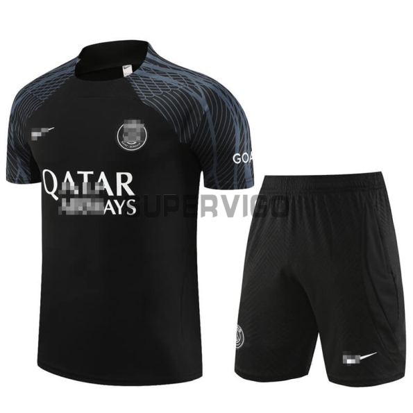 Camiseta de Entrenamiento PSG 2023/2024 Negro Marca Blanco
