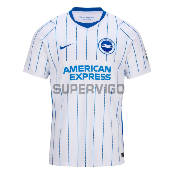Camiseta Brighton Segunda Equipación 2026/2027 Blanco