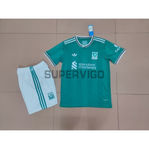 Camiseta Liverpool Tercera Equipación 2025/2026 Verde