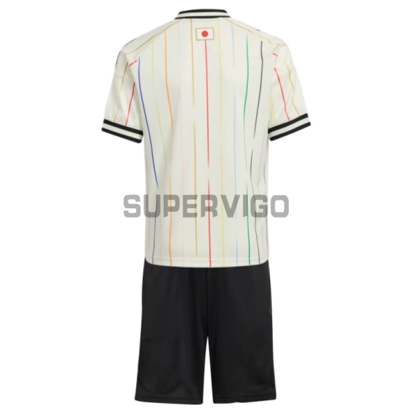 Camiseta Japón Segunda Equipación Mundial 2026 Blanco Niño Kit