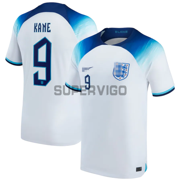 Camiseta Kane 9 Inglaterra Primera Equipación 2022 Mundial