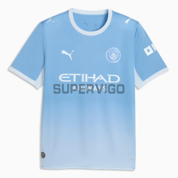 Camiseta Manchester City Primera Equipación 2026/2027 Azul/Blanco