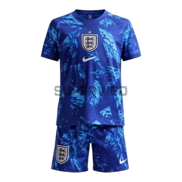 Camiseta de Portero Inglaterra Mundial 2026 Niño Kit Azul