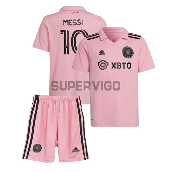 Camiseta Messi 10 Inter Miami Primera Equipación 2023/2024 Niño Kit